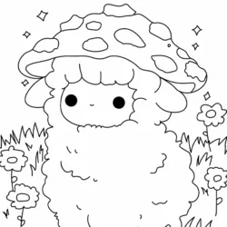 Desenhos Fofos para imprimir e colorir