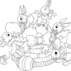 desenho de Páscoa
