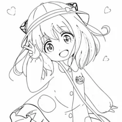 Anime para imprimir e colorir