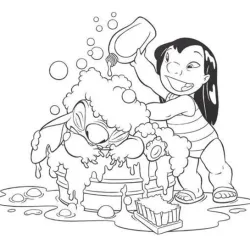 Lilo e Stitch para imprimir e colorir