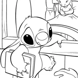 Lilo e Stitch para imprimir e colorir