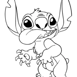 Lilo e Stitch para imprimir e colorir