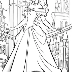Princesas para imprimir e colorir