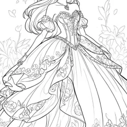 Princesas para imprimir e colorir