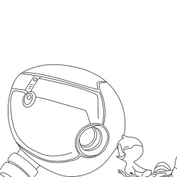 Robô Selvagem para imprimir e colorir