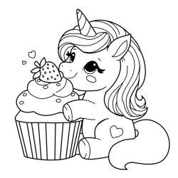 desenho de Unicórnio
