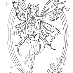 Winx Club para imprimir e colorir