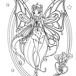 Winx Club para imprimir e colorir