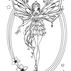 Winx Club para imprimir e colorir