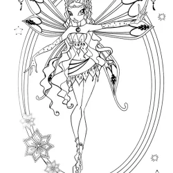 Winx Club para imprimir e colorir