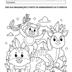 Atividade de alfabetização sobre arte para imprimir e colorir