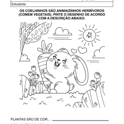 Atividade de alfabetização sobre arte para imprimir e colorir
