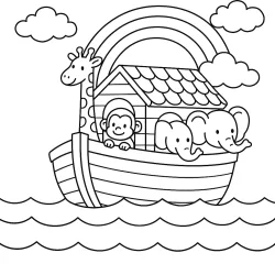 Desenhos bíblicos para imprimir e colorir