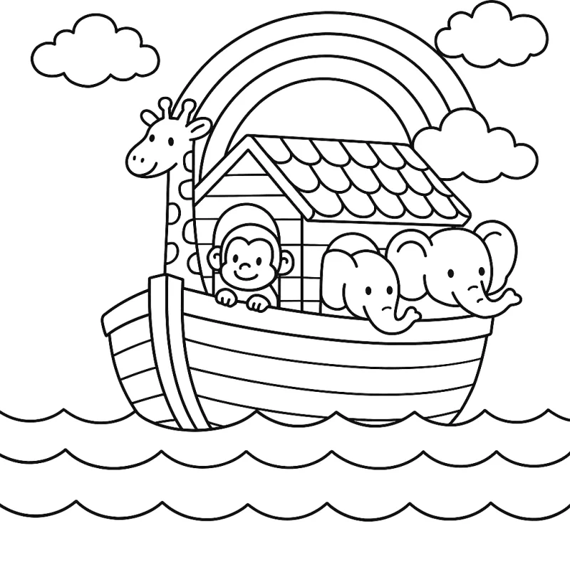 Desenhos bíblicos para imprimir e colorir