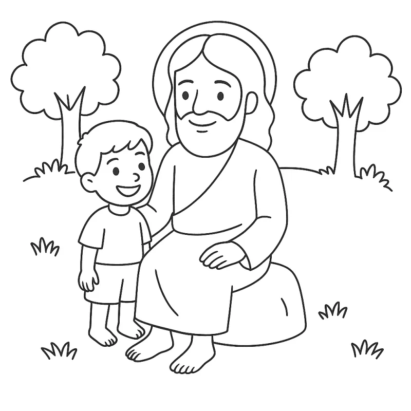 Desenhos bíblicos para imprimir e colorir