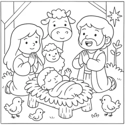 Desenhos bíblicos para imprimir e colorir