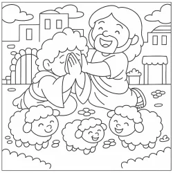 Desenhos bíblicos para imprimir e colorir