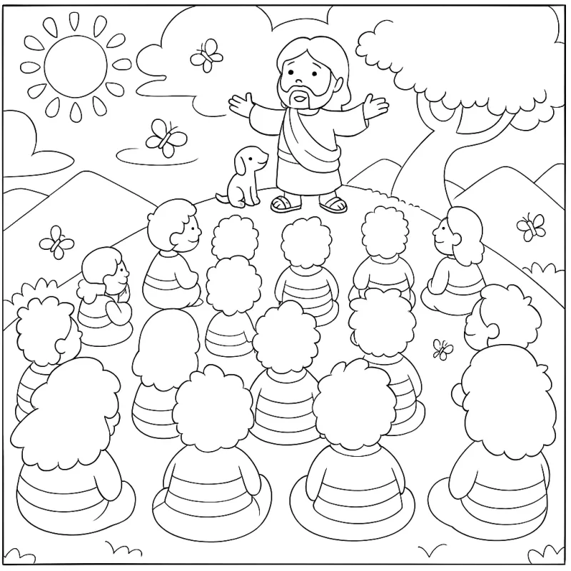 Desenhos bíblicos para imprimir e colorir