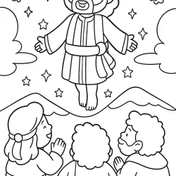 Desenhos bíblicos para imprimir e colorir