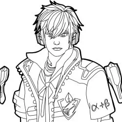 desenho de Free Fire