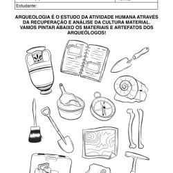 Atividade de alfabetização para colorir