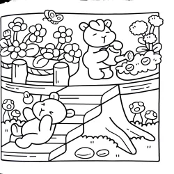 Capivara Capy Capy para imprimir e colorir