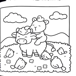 Capivara Capy Capy para imprimir e colorir