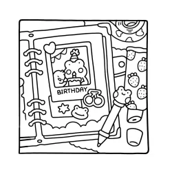 Desenho de Cute & Comfy para imprimir e colorir