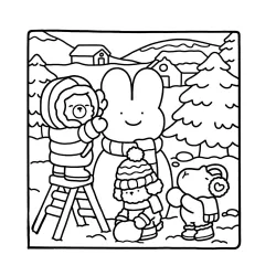 Desenho de Cute & Comfy para imprimir e colorir