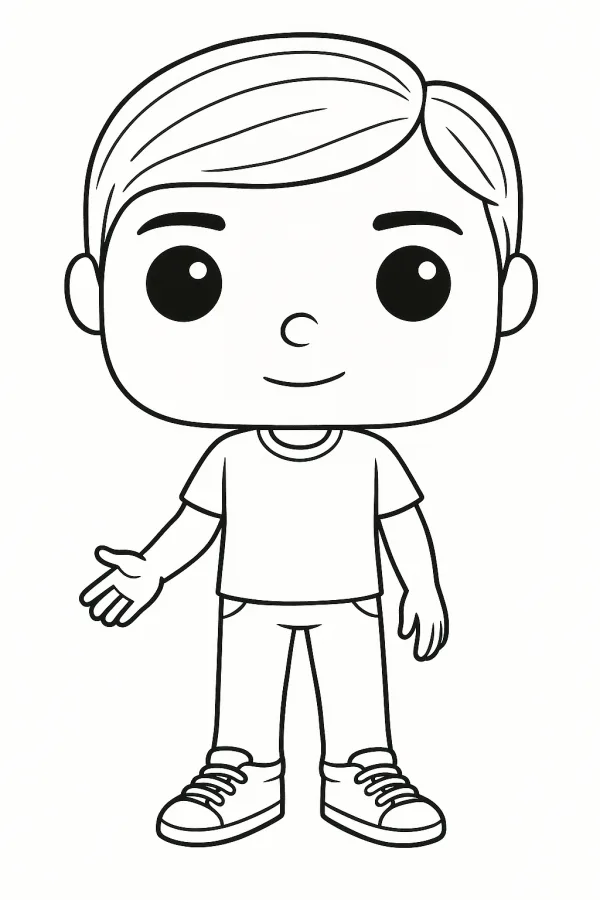 Funko Pop para imprimir e colorir