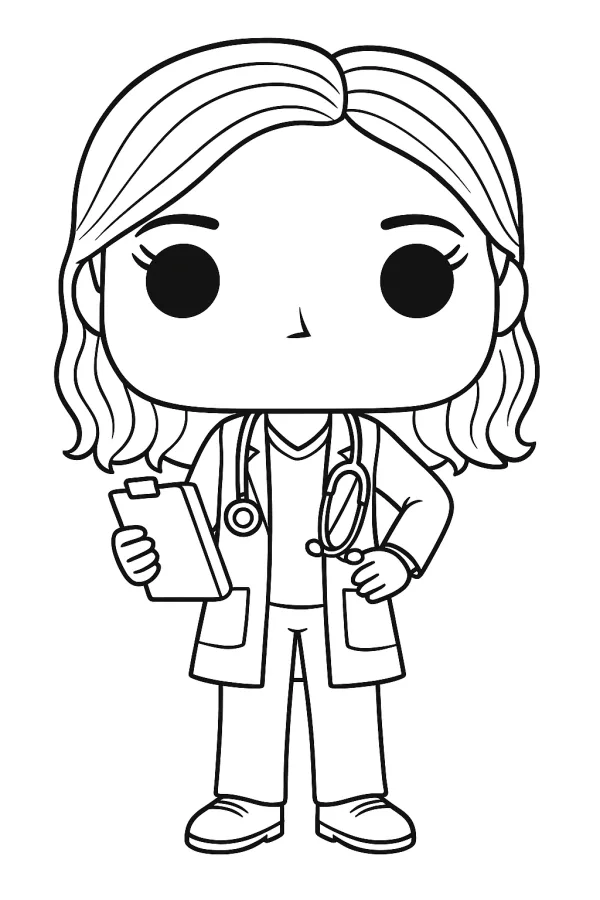 Funko Pop para imprimir e colorir