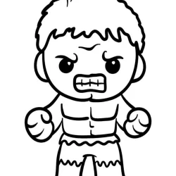 Hulk para imprimir e colorir