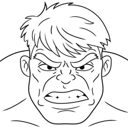 Hulk para imprimir e colorir