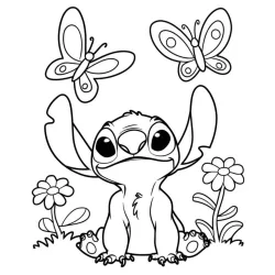 Lilo e Stich para imprimir e colorir