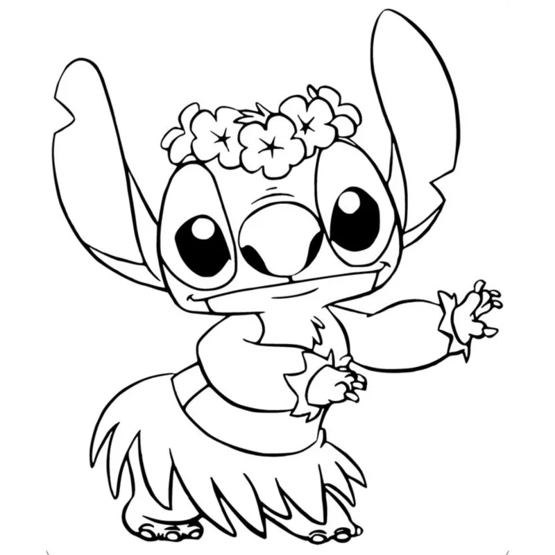 Lilo e Stich para imprimir e colorir