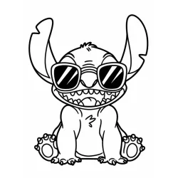 Lilo e Stich para imprimir e colorir