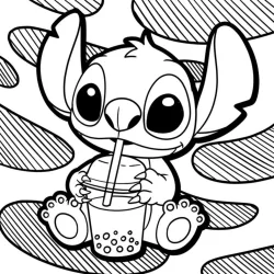 Lilo e Stich para imprimir e colorir