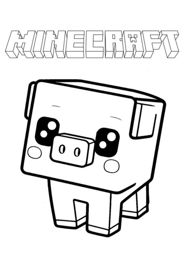 Minecraft para imprimir e colorir