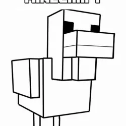 Minecraft para imprimir e colorir