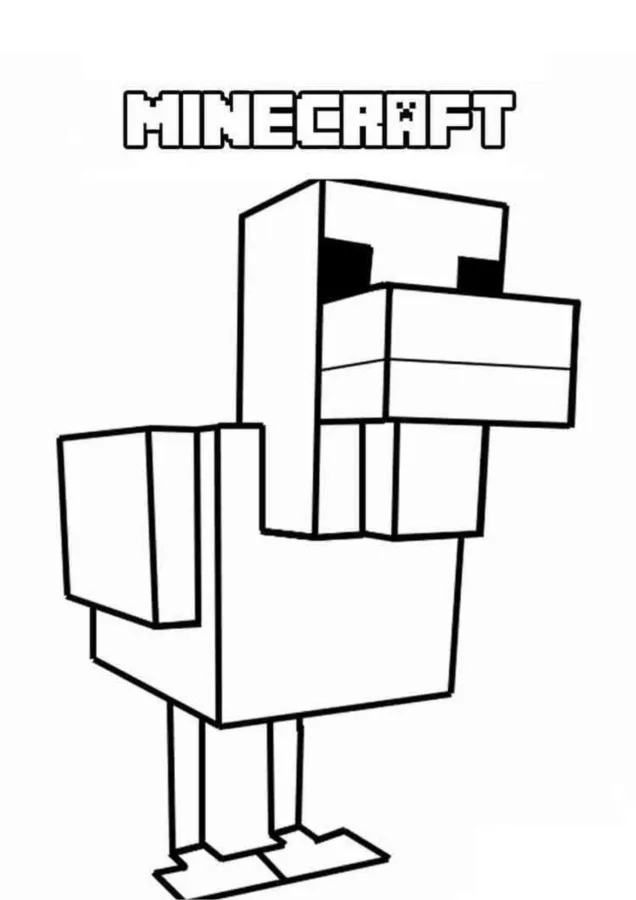 Minecraft para imprimir e colorir