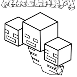 Minecraft para imprimir e colorir