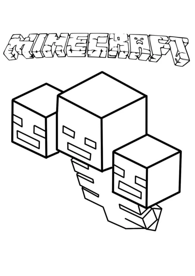 Minecraft para imprimir e colorir