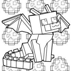 Minecraft para imprimir e colorir