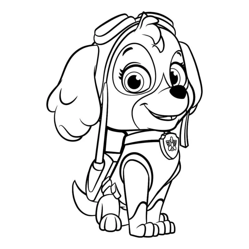 Patrulha Canina para imprimir e colorir