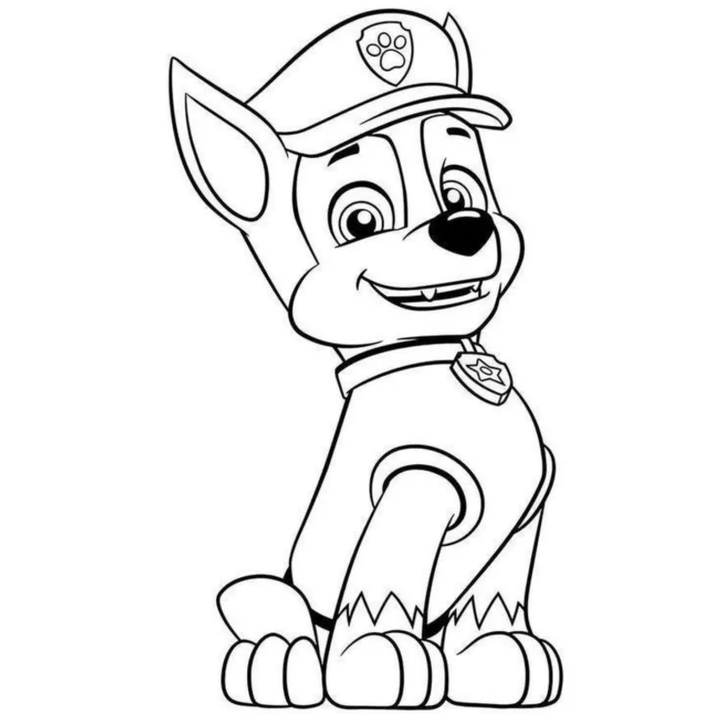 Patrulha Canina para imprimir e colorir