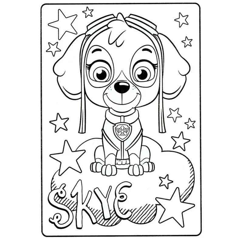 Patrulha Canina para imprimir e colorir