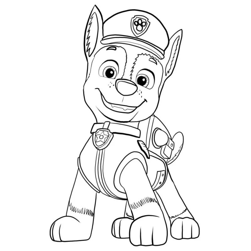 Patrulha Canina para imprimir e colorir