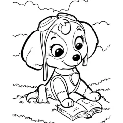 Patrulha Canina para imprimir e colorir