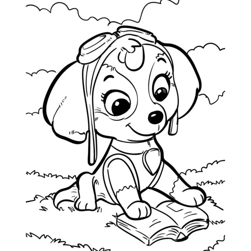 Patrulha Canina para imprimir e colorir