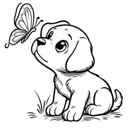 desenho de Cachorros